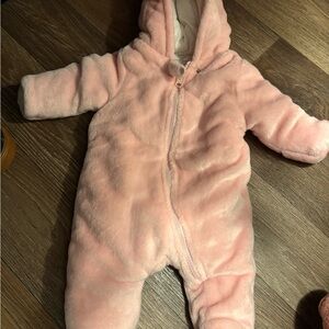 ☀️Wonder Nation Soft Pink Kids Footie☀️